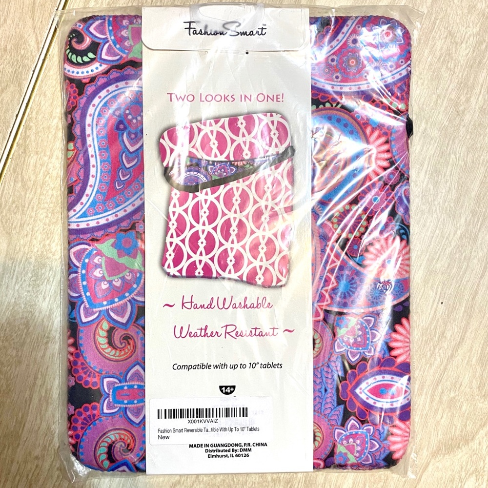 Reversible Tablet Sleeve up to 10” NWT